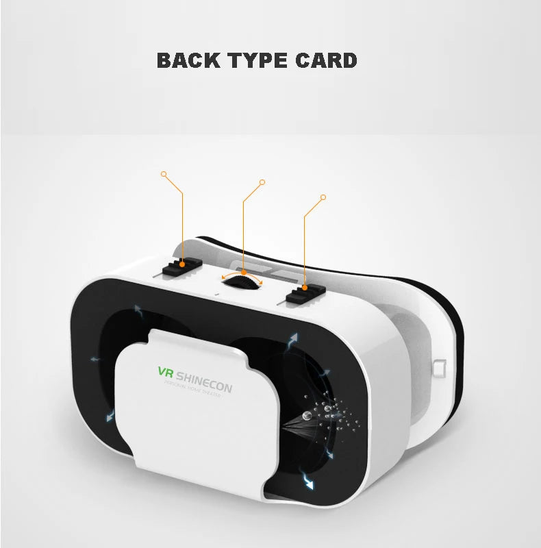 Shinecon VR Glasses 3D Headset with Controller