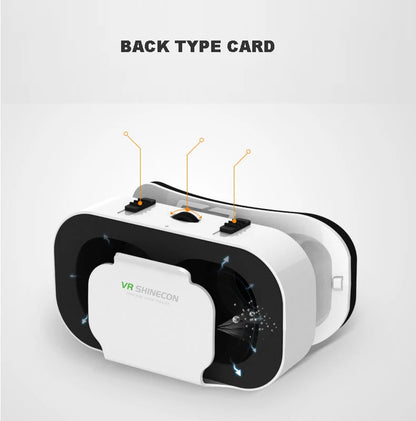 Shinecon VR Glasses 3D Headset with Controller