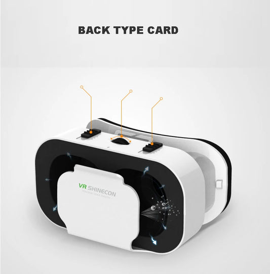 Shinecon VR Glasses 3D Headset with Controller