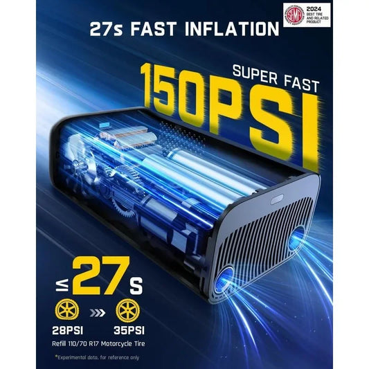 FANTTIK X9 Pro Portable Tire Inflator - Smart ON/OFF Hose Design