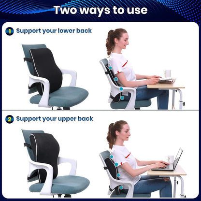 Memory Foam Lumbar Support Pillow