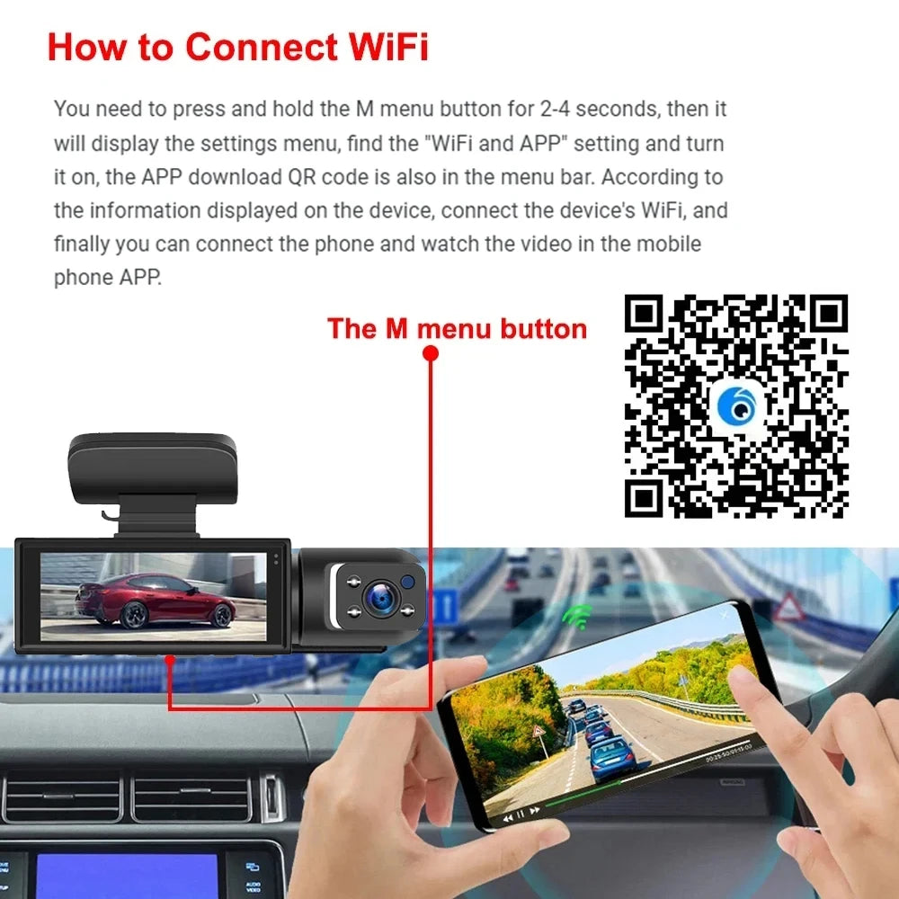 1080P Dual Camera Dash Cam