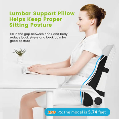Memory Foam Lumbar Support Pillow