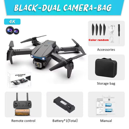 E99 Pro Drone Quadcopter Remote Control Handle Four Axis Aircraft HD 6K Photography UAV Altitude Fixation Helicopter Toys