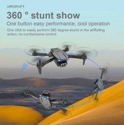 E99 Pro Drone Quadcopter Remote Control Handle Four Axis Aircraft HD 6K Photography UAV Altitude Fixation Helicopter Toys
