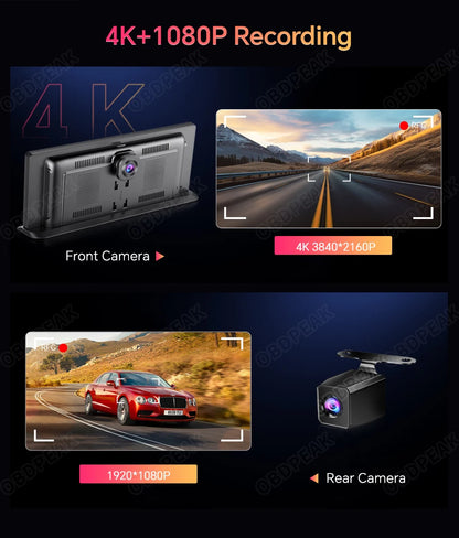 Dash Cam  4K GPS Camera