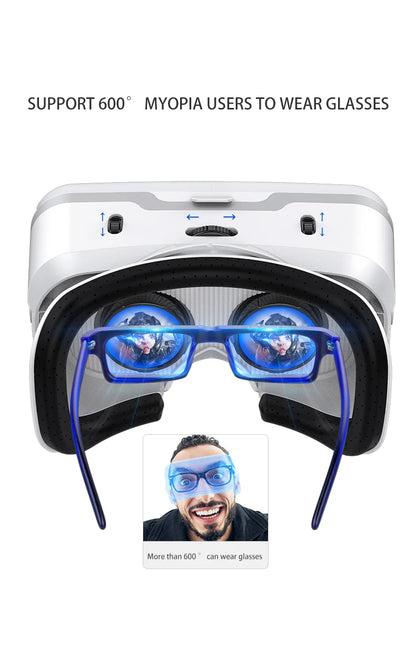 Shinecon VR Glasses 3D Headset with Controller