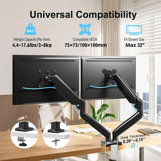 Adjustable Dual Monitor Stand